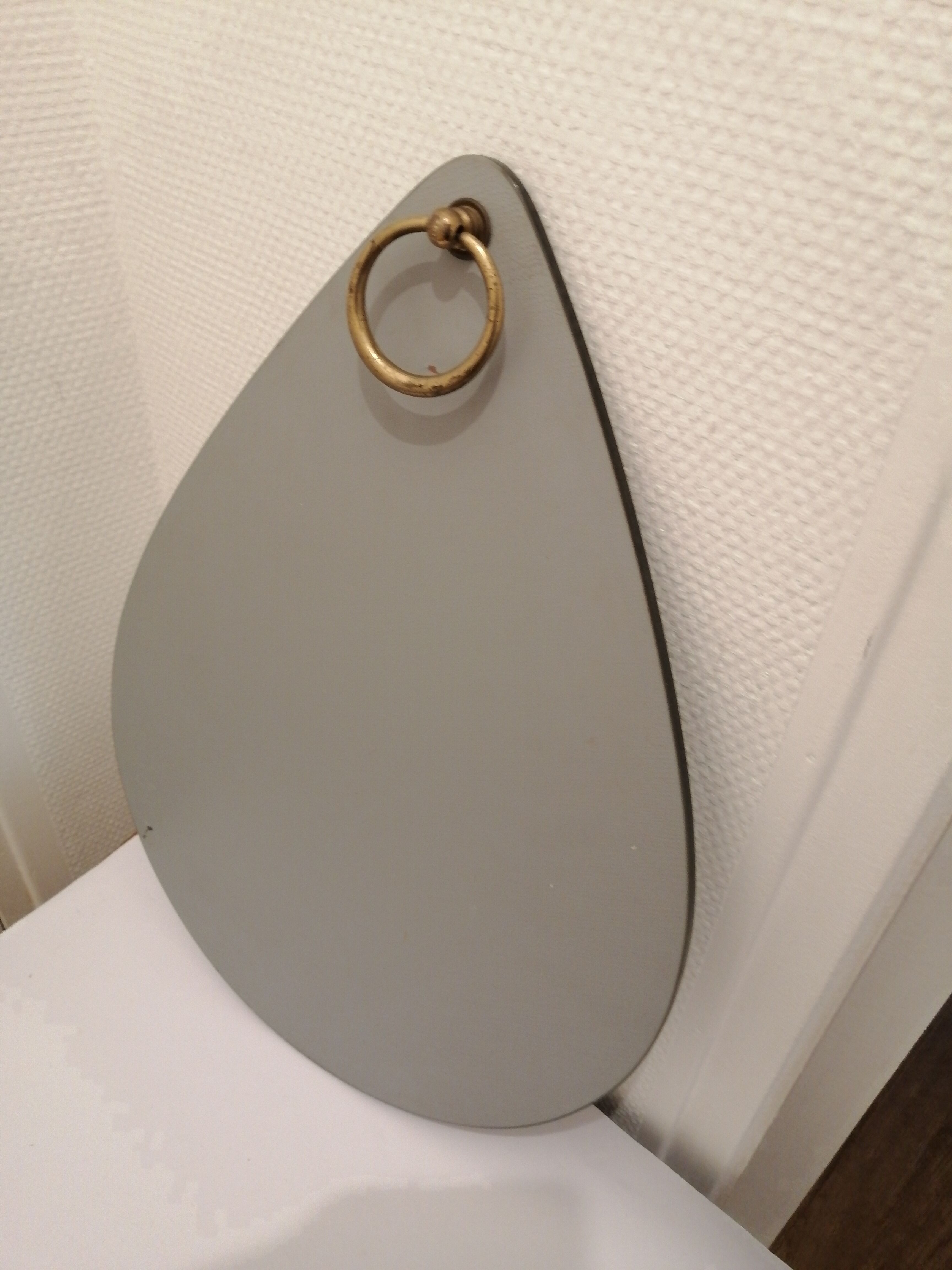 Vintage water drop mirror  30x43cm