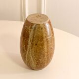 stoneware vase, signed, 1970 - 21 X 15 cm