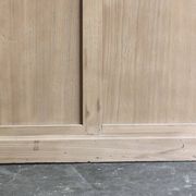 Desk in solid elm with natural airbrushing