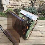 Vinyl doors/ magazines plexiglass form W