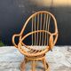 Fauteuil pivotant en rotin