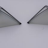 Pair of Glashutte Limburg wall lamps