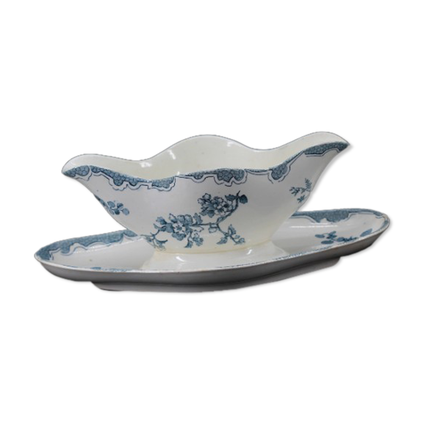 Old Longwy earthenware sausage maker