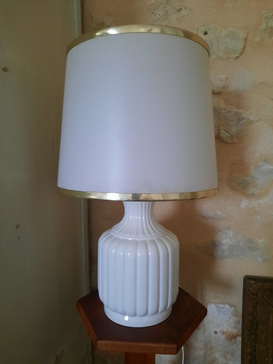 Antique ceramic lamp