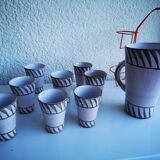 Ceramic orangeade service