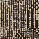 5x9 Cream Brown Handmade Kilim Rug, 151x286Cm