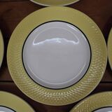 Set of 11 Dessert Plates “Orchies Moulin des Loups”