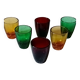 Vintage 1960s crystal liqueur glasses from the Arques crystal factory.