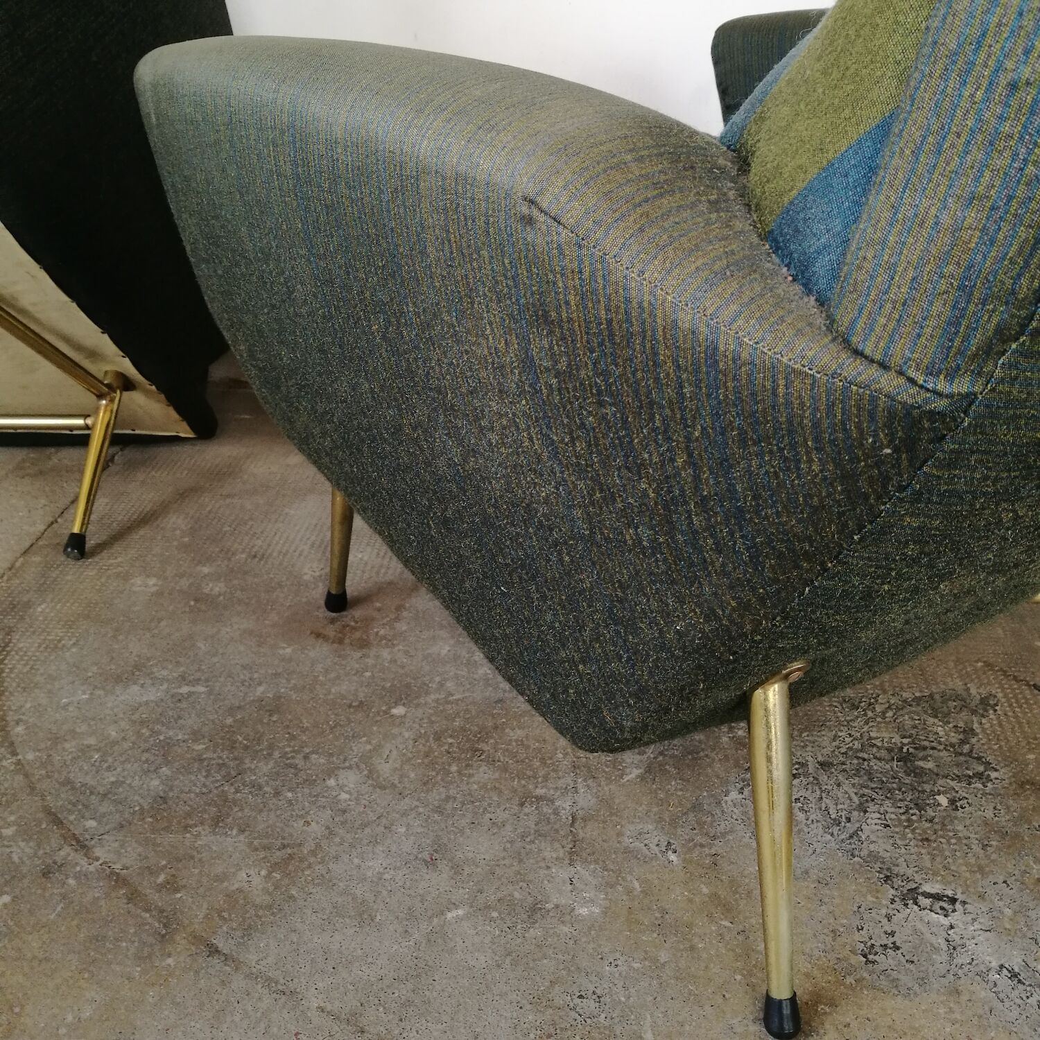 Paire de fauteuils vintage années 50, Guy Besnard,