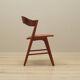 Set of four teak chairs, Danish design, 1970s, manufacture: Korup Stolefabrik