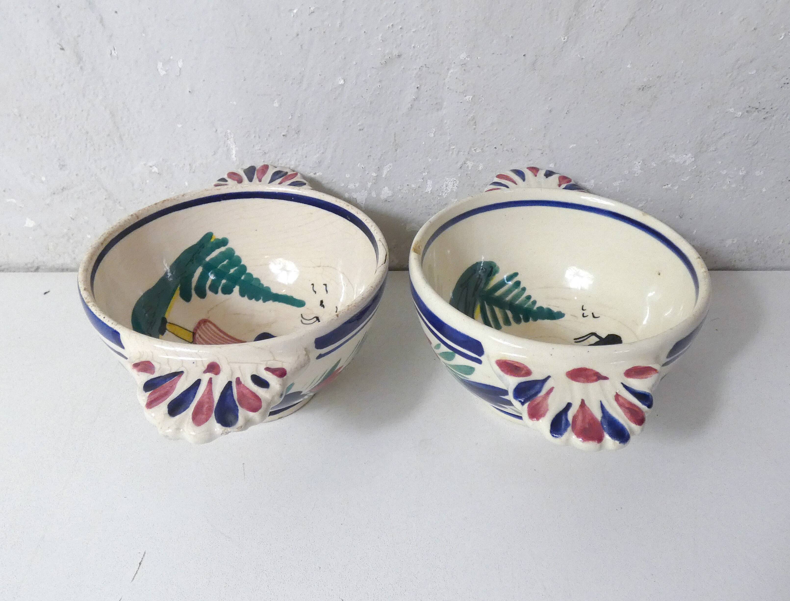HB Quimper 2 old bowls