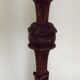Vintage carved wooden lamp