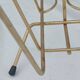 Vintage magazine rack in golden brass