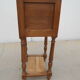 Solid walnut bedside table in Louis XVI style