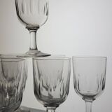 7 Art Deco wine glasses from the 1930s