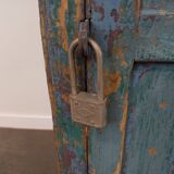 Weathered industrial cupboard
