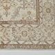 7x10 Floral Cream & Brown Vintage Rug, 212x317Cm