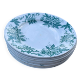 8 St Amand Nord Anémone dinner plates