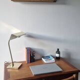 Lampe de bureau style banquier laiton 1970