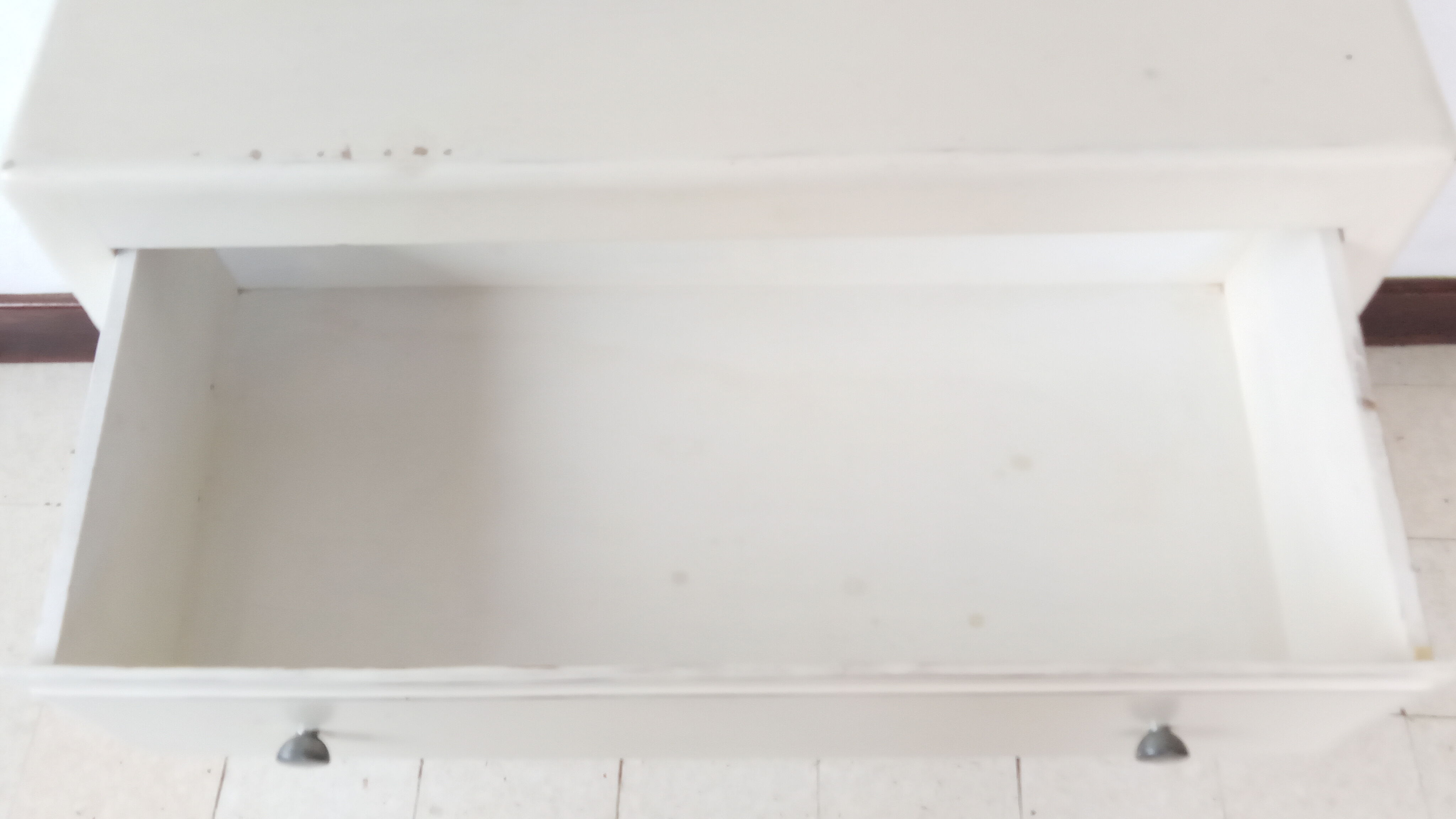 White chest of drawers 50s