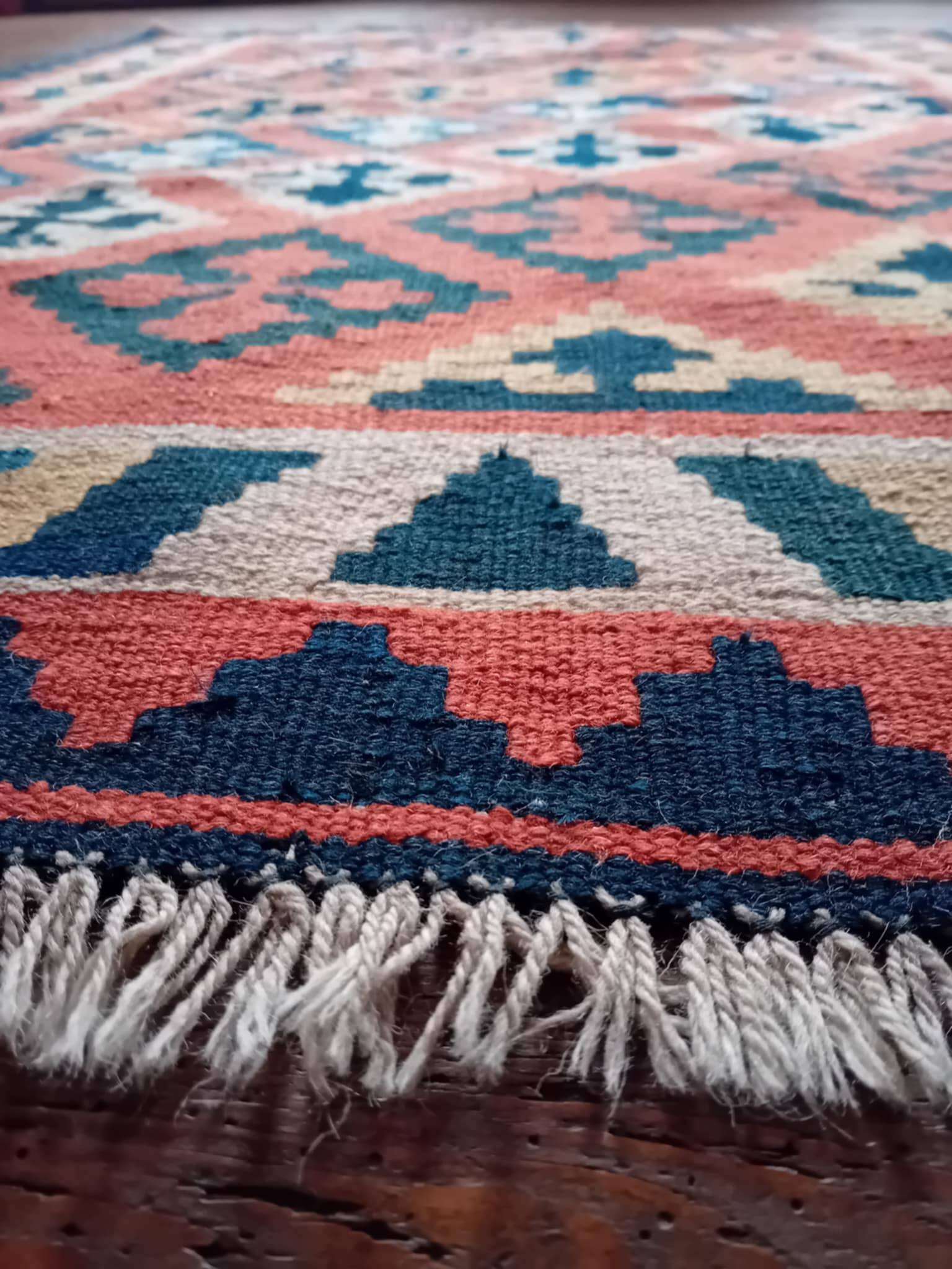 Handmade Afghan Kilim 185x127cm