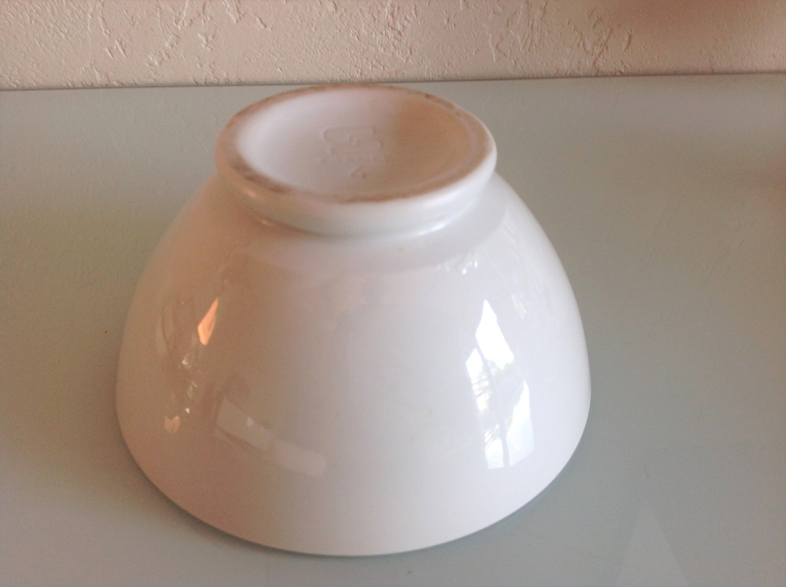 White bowl