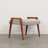 Oak footrest, Danish design, 1970s, production: Denmark