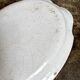 Moustiers hollow oval dish in glazed earthenware