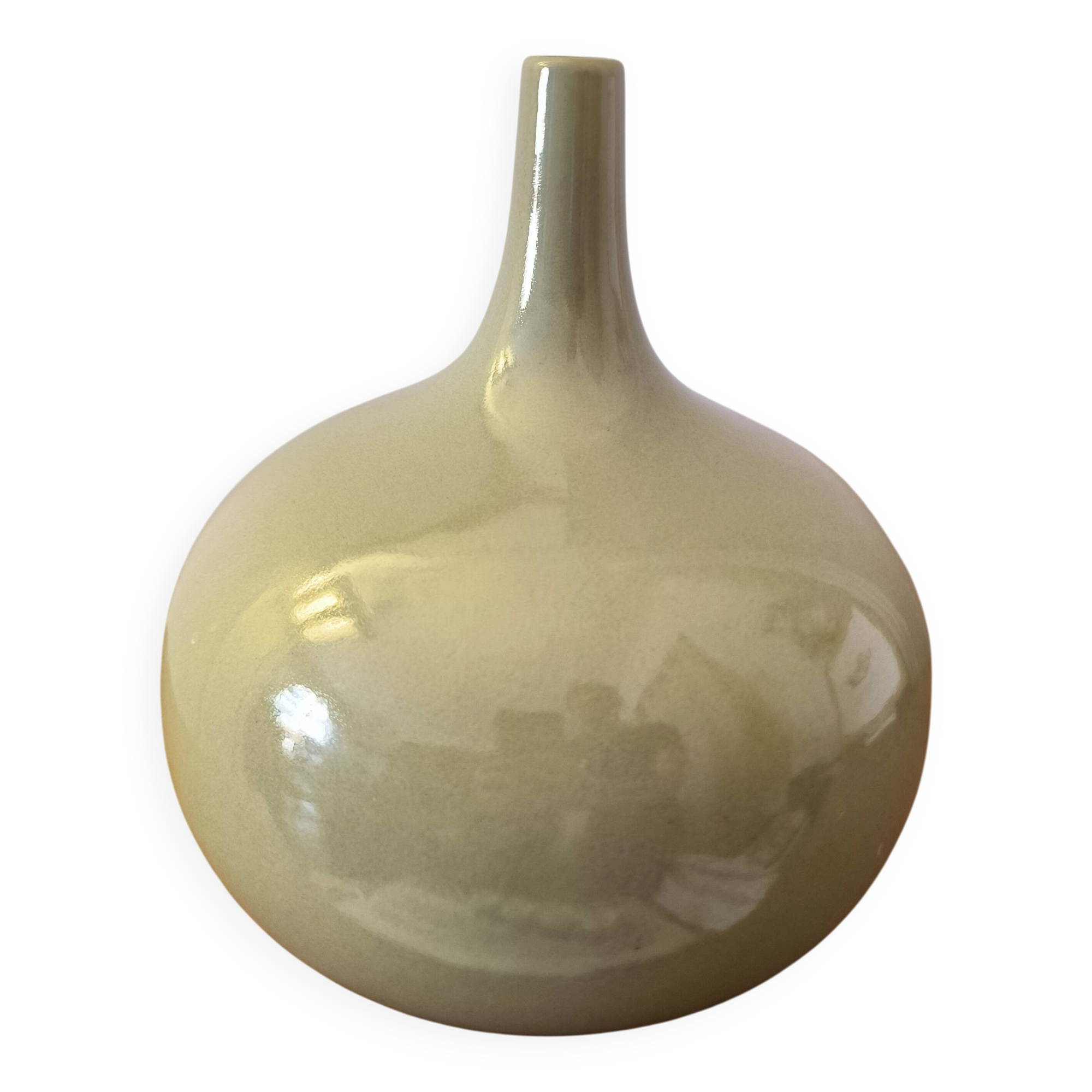 Round ceramic vase LES HERITIERS FRANCE - Creation Aimé Cécile