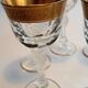 6 Moser Bohemian Crystal Liqueur Glasses