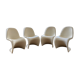 Lot de 4 Panton Chairs Vitra – Verner Panton – blanches