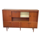 Living Scandinavian teak sideboard, 1950s