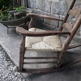 Brutalist rocking-chair