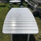 Vintage wood folding garden table