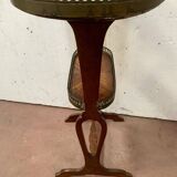 Small kidney table in mahogany and veneer, 19th century