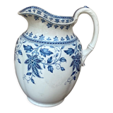 Pitcher Sarreguemines model Burgis late XIXth