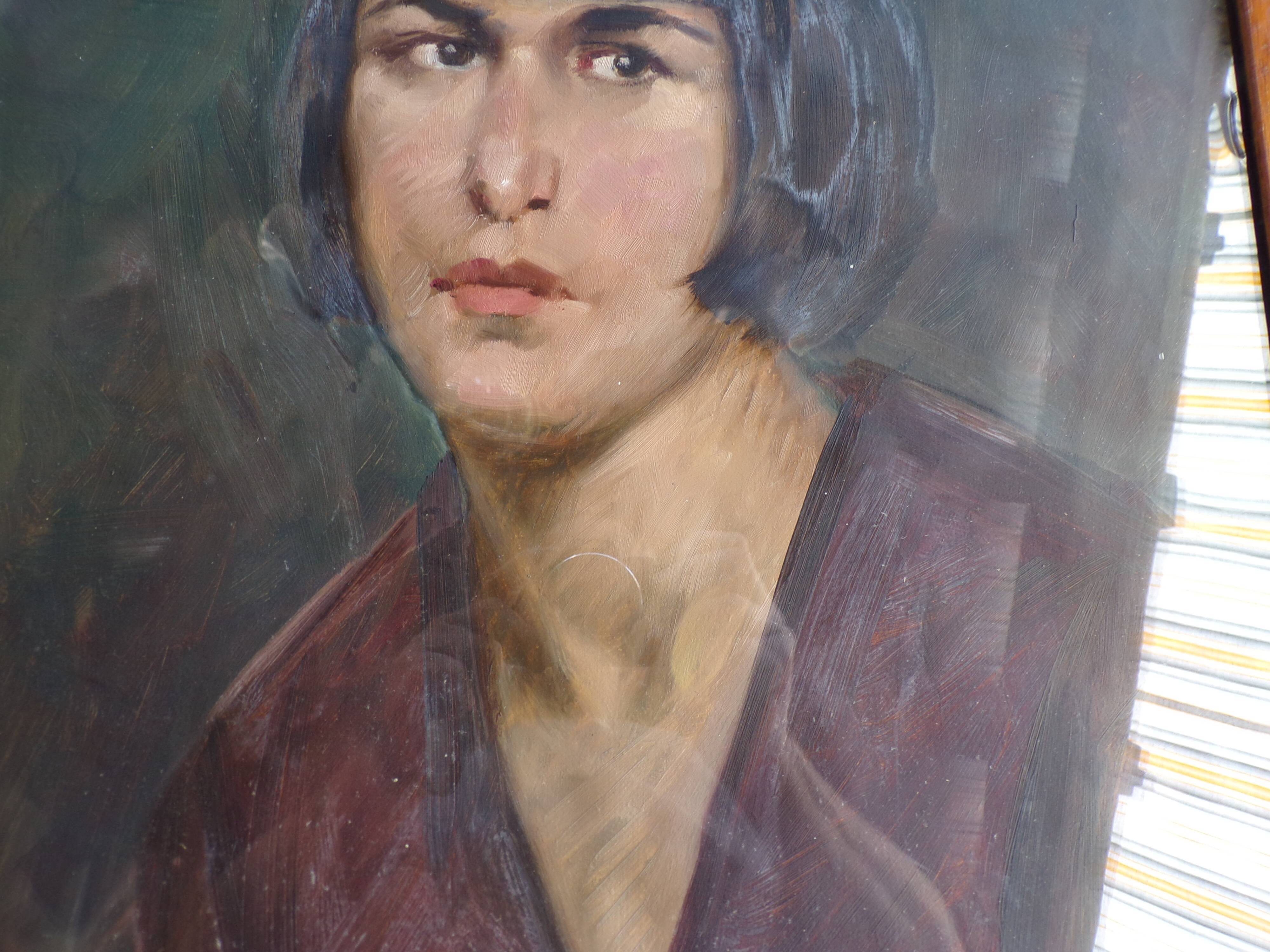 Portrait young woman