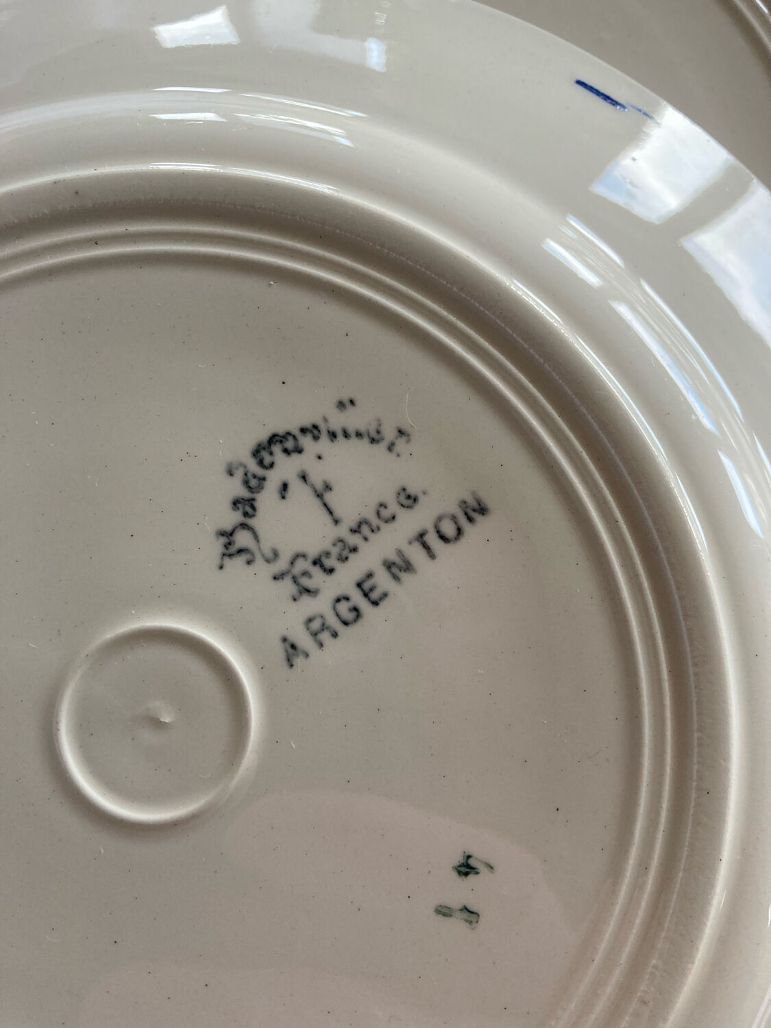 Badonviller dessert plates model Argenton