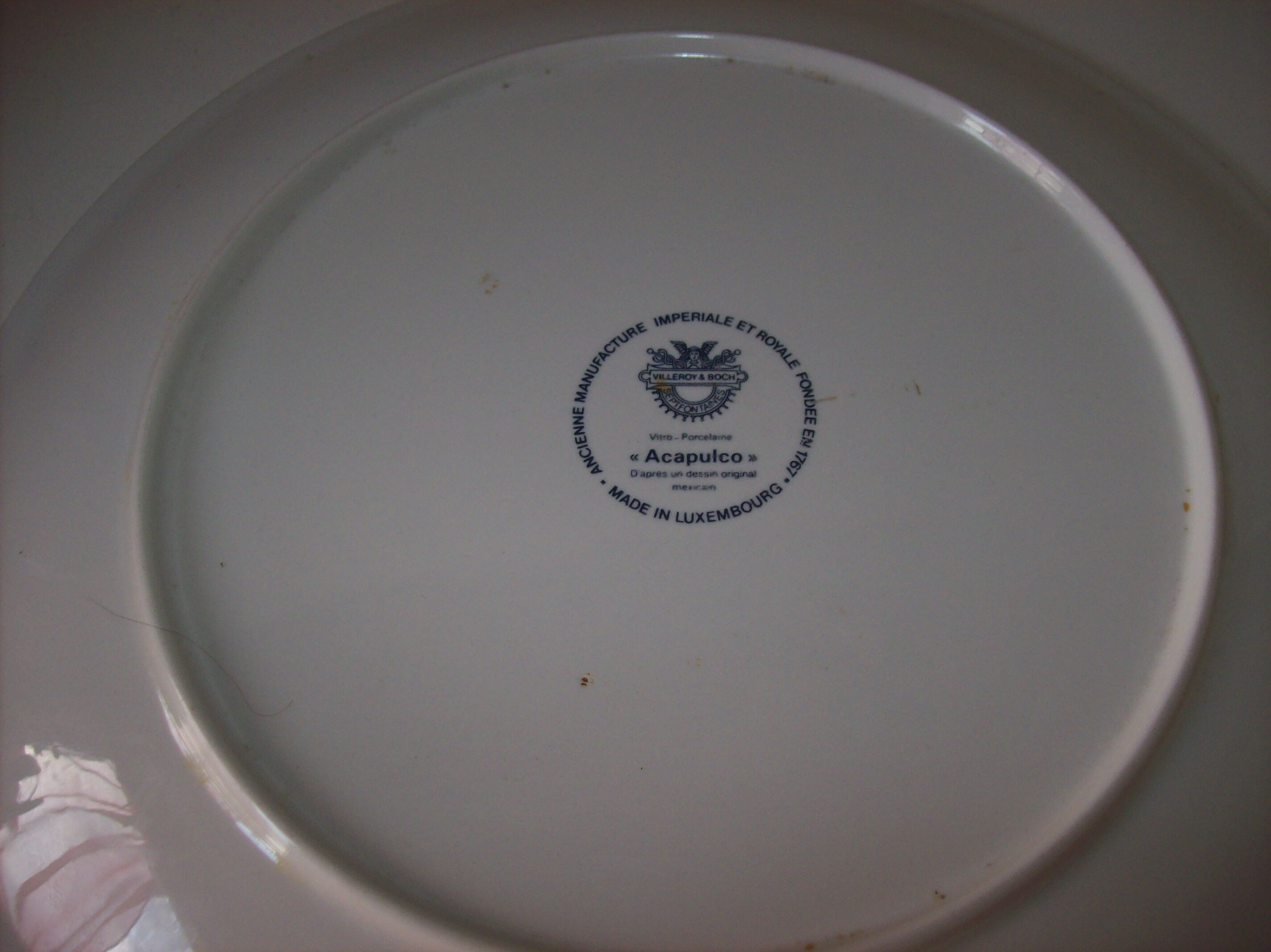 Flat plate Acapulco Villeroy and Boch