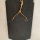Bevelled and chiseled Venetian mirror  - 54x35cm