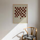 Chequers giclee art print, 50x70cm