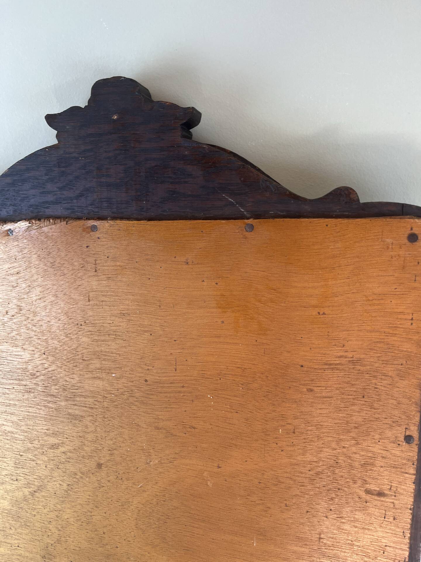 Walnut mirror Napoleon III