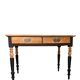 Vintage solid wood desk, 2 drawers