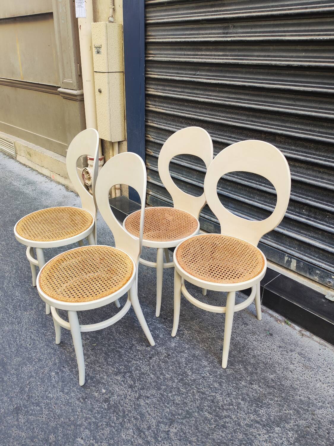 Lot de 4 chaises bistrot