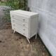 Commode vintage pieds compas