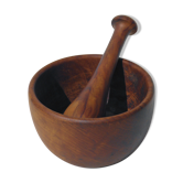 Olive wood mortar
