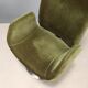 Paire de fauteuils vintage en tissu, mousse et métal, design Italie années 1970