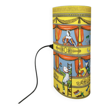 Lampe de table "Commedia dell'Arte" magnifique des années 1990 par Piero Fornasetti pour Anto