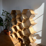 Honeycomb shelf made in design