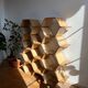 Honeycomb shelf made in design